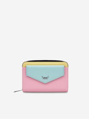 Ružová dámska kožená peňaženka Vuch Rubis Pink