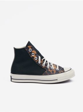 Čierne dámske členkové tenisky Converse Chuck 70