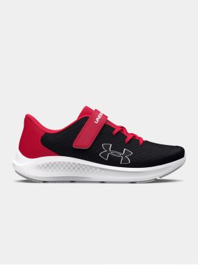 Červeno-čierne bežecké tenisky Under Armour UA BPS Pursuit 3 BL AC