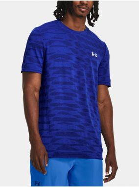 Modré športové tričko Under Armour UA Seamless Ripple SS