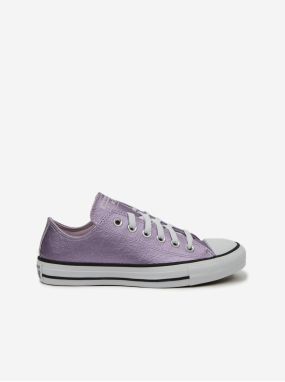 Svetlofialové dámske tenisky Converse Matte Metallic