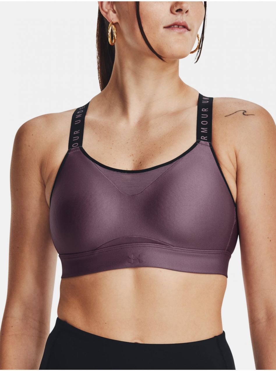 Fialová športová podprsenka Under Armour UA Infinity High Bra