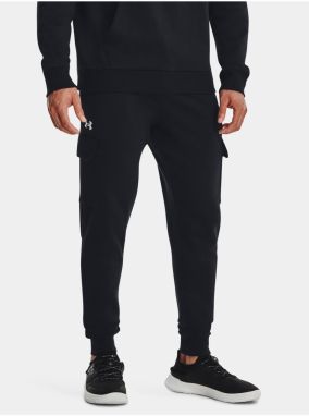 Čierne tepláky Under Armour UA Rival Fleece Cargo Jogger