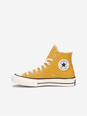 Horčicové členkové tenisky Converse Chuck 70 Hi