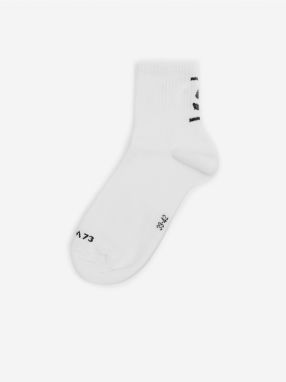 Biele ponožky SAM 73 Twizel