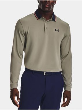 Šedé športové polo tričko Under Armour UA Playoff 3.0 LS Polo