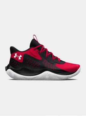 Červené kožené športové tenisky Under Armour UA JET '23