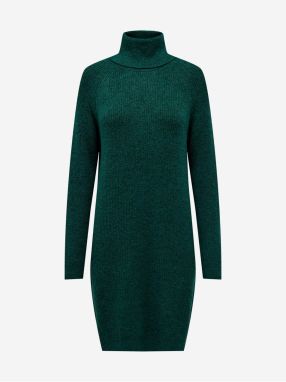 Zelené dámske melírované svetrové šaty ONLY Silly