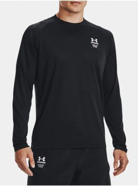 Tričko Under Armour UA Armourprint LS - čierna