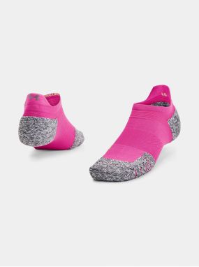 Tmavo ružové športové ponožky Under Armour UA AD Run Cushion 1pk NS Tab