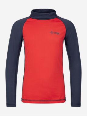 Modro-červené detské termo tričko so stojačikom Kilpi WILLIE