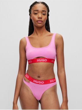 Růžová dámská bralette podprsenka HUGO