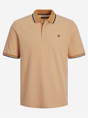 Oranžové pánske polo tričko Jack & Jones Bluwin