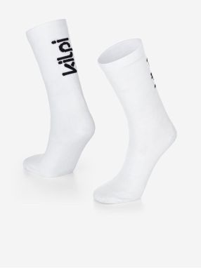Biele unisex ponožky Kilpi Cycler