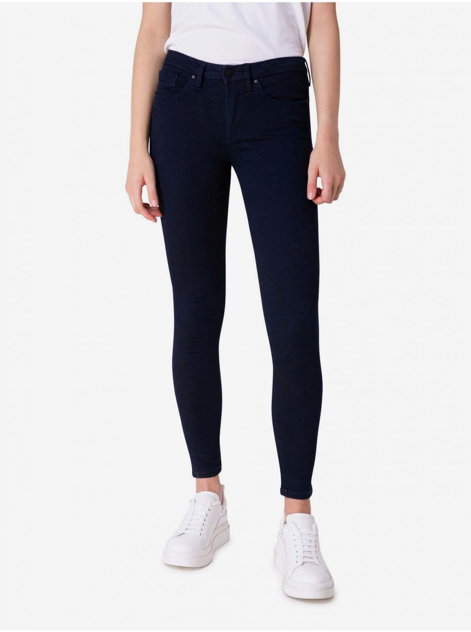 Tmavomodré dámske skinny fit rifle Tommy Hilfiger