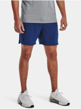 Tmavomodré športové kraťasy Under Armour UA Vanish Woven 6in Shorts