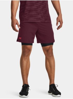 Vínové športové kraťasy Under Armour UA Vanish Woven 6in Shorts