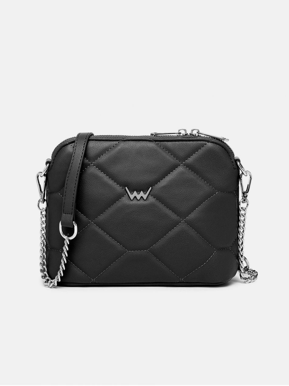 Tmavosivá dámska crossbody kabelka VUCH Luliane