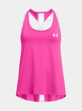 Tmavo ružové športové tielko Under Armour Knockout Tank