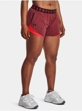 Vínové športové kraťasy Under Armour Play Up Twist Shorts 3.0