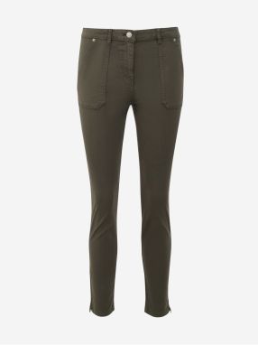 Khaki dámske skinny fit džínsy Tommy Hilfiger