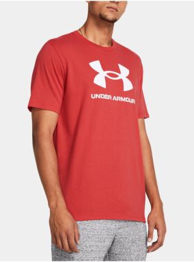 Červené tričko Under Armour UA SPORTSTYLE LOGO UPDATE SS