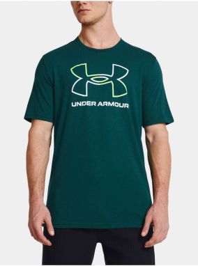 Tmavozelené tričko Under Armour UA GL FOUNDATION UPDATE SS