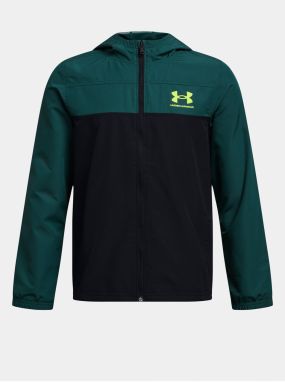 Petrolejová športová bunda Under Armour UA Sportstyle Windbreaker