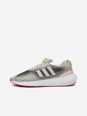 Ružovo-krémové dámske tenisky adidas Originals Swift Run 22