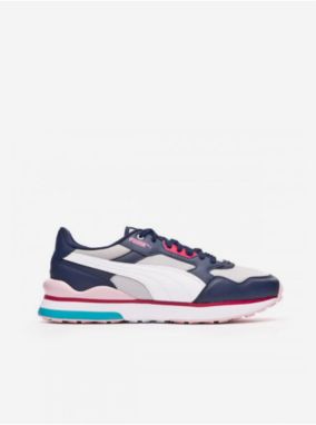 Šedo-modré dámske tenisky Puma R78