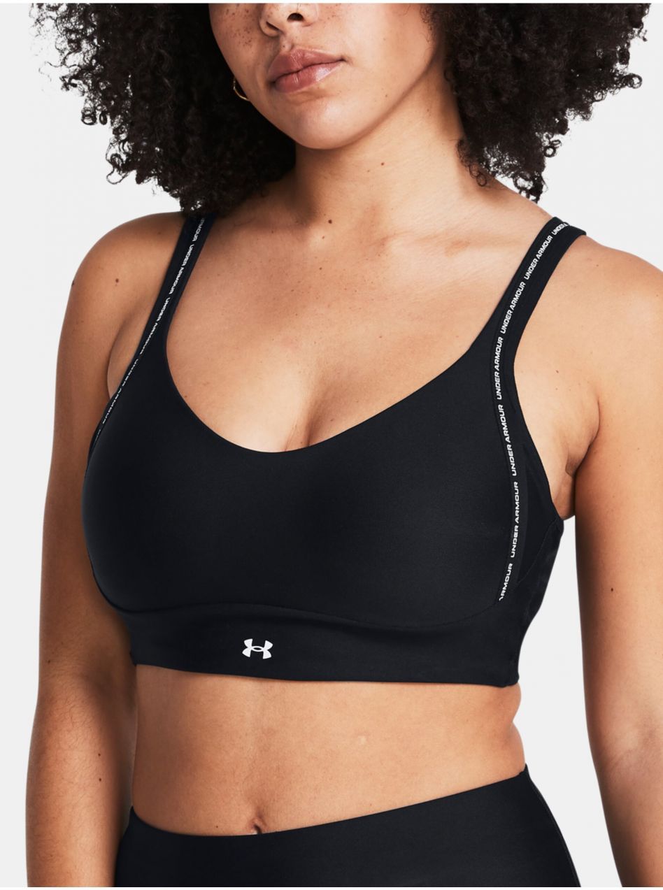 Čierna športová podprsenka Under Armour UA Infinity Low 2.0 Strap Bra