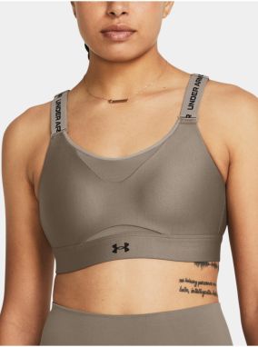 Hnedá dámska športová podprsenka Under Armour UA Infinity High 2.0 Bra