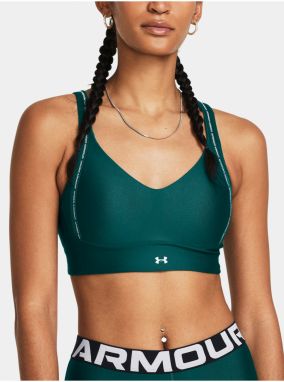 Tmavozelená dámska športová podprsenka Under Armour UA Infinity Low 2.0 Strap Bra