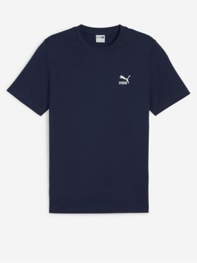 Tmavomodré pánske tričko Puma Classics Small Logo Tee