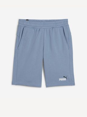 Svetlomodré pánske športové kraťasy Puma ESS+ 2 Col Shorts