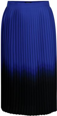 Modro-čierna plisovaná sukňa DKNY