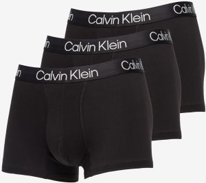 Calvin Klein Structure Cotton Trunk 3-Pack Black