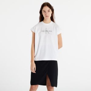 Calvin Klein Jeans Relaxed Monogram T-Shirt Bright White