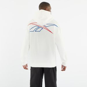 Reebok Basketball Relaxed Heavyweight Fleece Hoodie Chalk