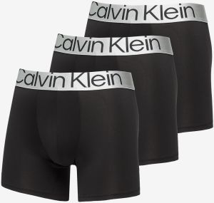 Calvin Klein Reconsidered Steel Microfiber Boxer Brief 3 Pack Black