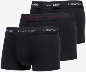 Calvin Klein Cotton Stretch Low Rise Trunk 3-Pack Black