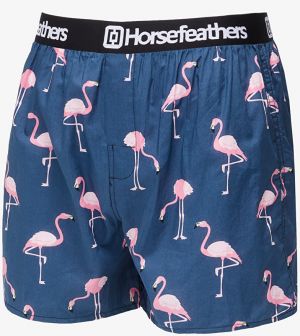 Horsefeathers Frazier Boxer Shorts Blue/ Flamingos Print