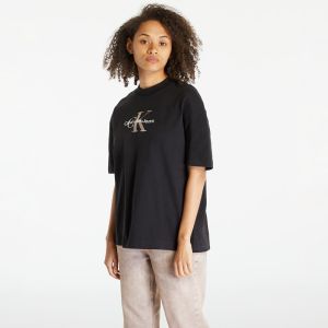 Calvin Klein Jeans Cotton Monogram T-Shirt Black