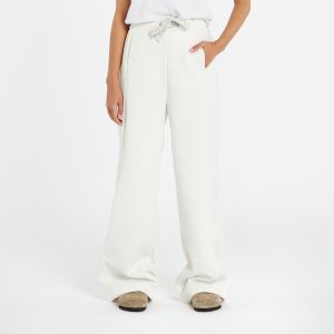 Calvin Klein Jeans Tape Wide Leg Jogger Pants White