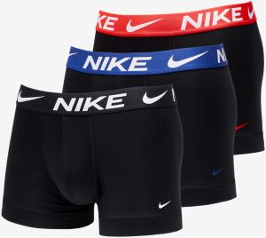 Nike Dri-FIT Essential Micro Trunk 3-Pack Black/ Iren Red WB/ Deep Royal WB/ Black WB