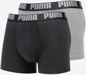 Puma 2 Pack Basic Boxers Dark Gray/ Melange