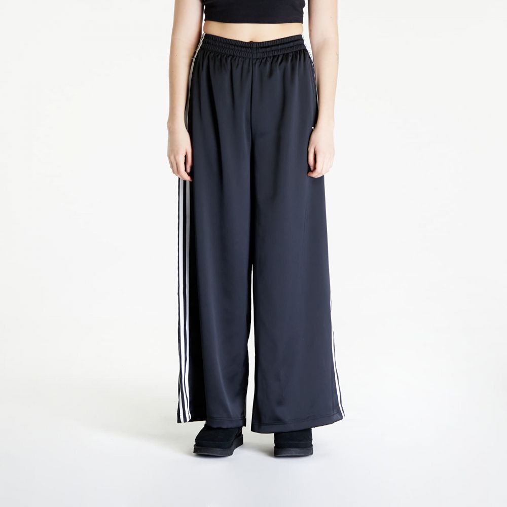 adidas Satin Wide Leg Joggers Black