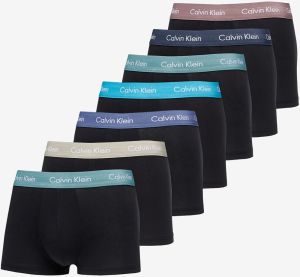 Calvin Klein Cotton Stretch Low Rise Trunk 7-Pack Black