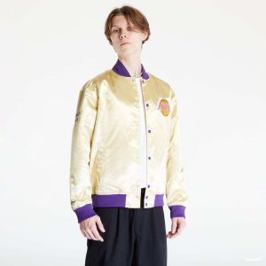 Mitchell & Ness Fashion LW Satin Jacket Light Gold