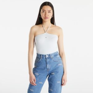 Tommy Jeans Tonal Linear Strapless Body Shimmering Blue